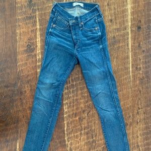 Madewell 9” high rise skinny jean